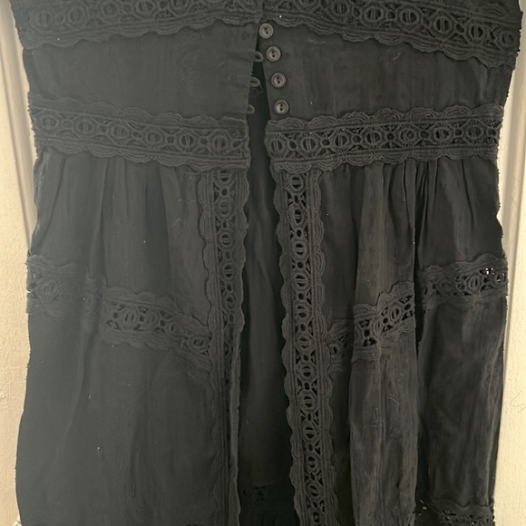 Aqua Stunning black Eyelet Coverup - Picture 2 of 3